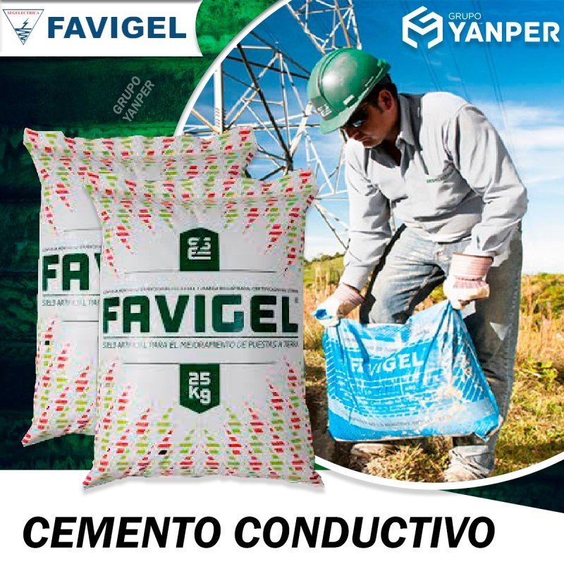 FAVIGEL CEMENTO CONDUCTIVO 25KG